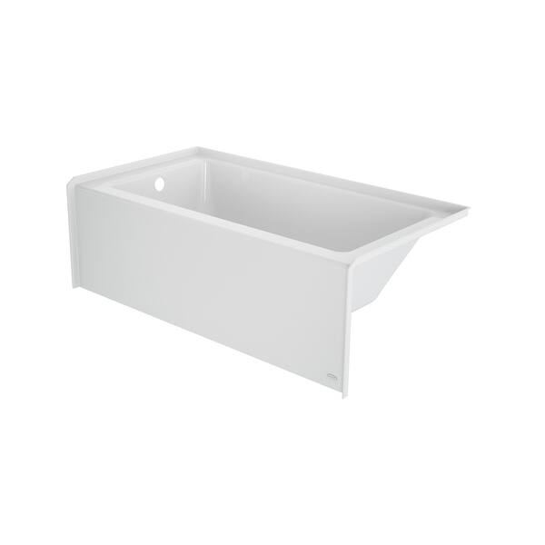 Jacuzzi Signature 60" Alcove Acrylic Soaking Tub with Left Drain and